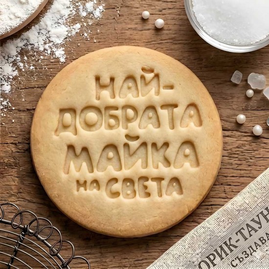 Печат Най-добрата Майка на Света за Сладки и Бисквитки