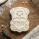 Резец и Печат Куче със Сърце за Сладки и Бисквитки 2 - персонализиран с Име