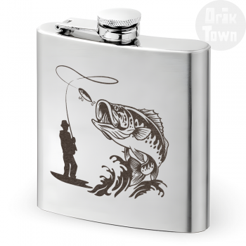 Hip Flask - Fishing 2