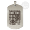 Medallion - Binary Code – "If you can read this, you are too