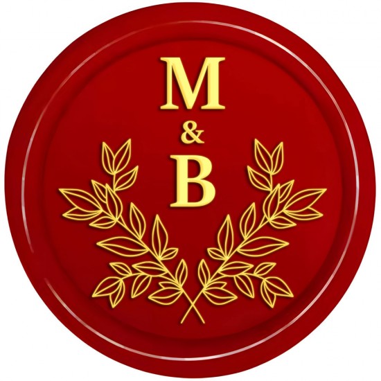 Brass Wax Seal Stamp – 25 mm / 30 mm - №07