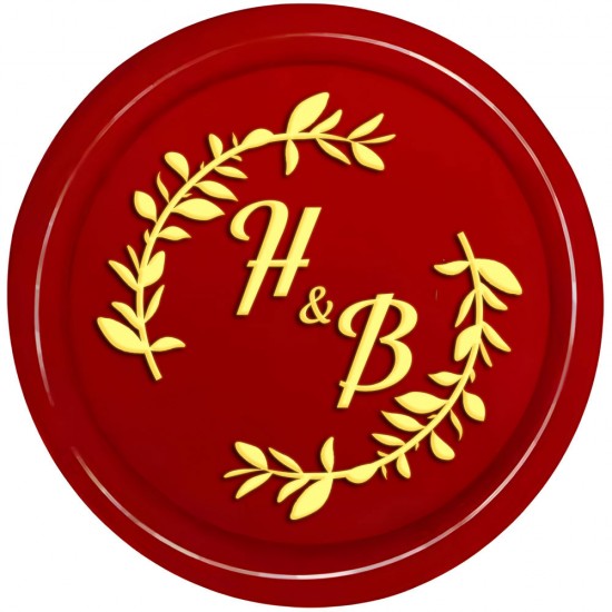 Brass Wax Seal Stamp – 25 mm / 30 mm - №14