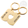 2 Keychains  Heart  - Together We Are Unbeatable