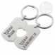 2 Keychains  Heart  - The Boss at Home / The Boss in Their Illusions