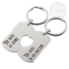 2 Keychains  Heart  - The Boss at Home / The Boss in Their Illusions