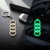 Светещ в Тъмното флуоресцентен ключодържател Audi (АУДИ)