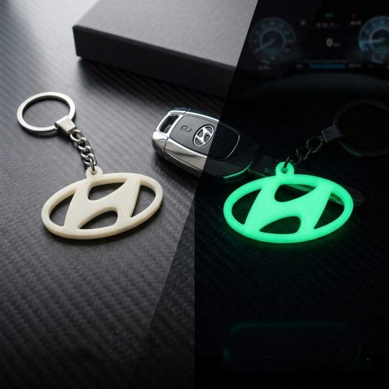 Светещ в Тъмното флуоресцентен ключодържател HYUNDAI (ХЮНДАЙ)