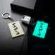 Glow in the Dark Fluorescent Keychain KIA