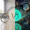 Светещ в Тъмното флуоресцентен ключодържател Зодия КОЗИРОГ